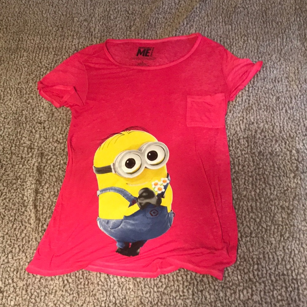 Adorable pink minion shirt! (Kids)